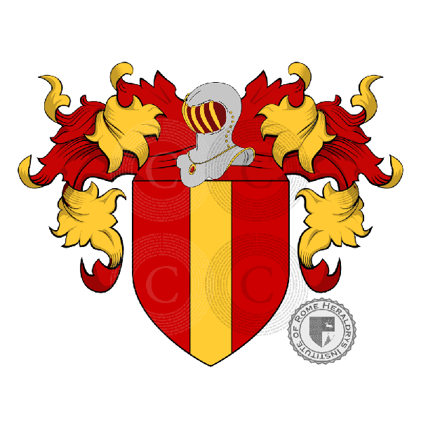 Coat of arms of family Ducatelli