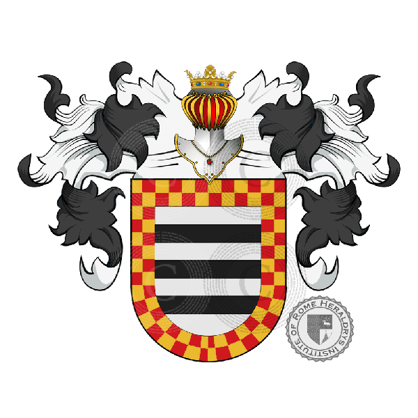 Coat of arms of family Ceballos