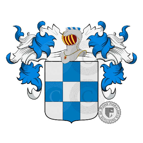 Coat of arms of family Ghinzelli