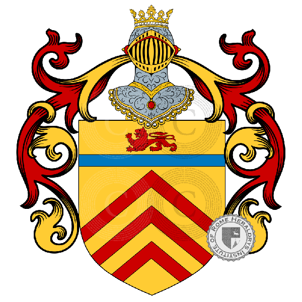 Wappen der Familie Albertoni