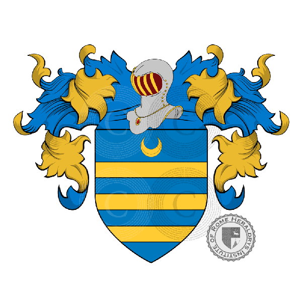 Coat of arms of family Paesano