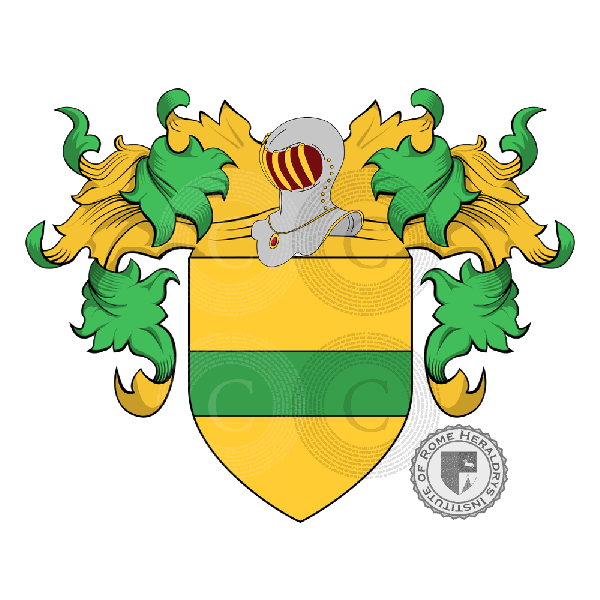 Coat of arms of family Borgato