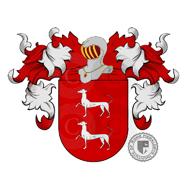 Coat of arms of family Zubiria