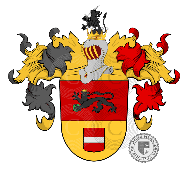 Escudo de la familia Bartscherer de Löwenkron
