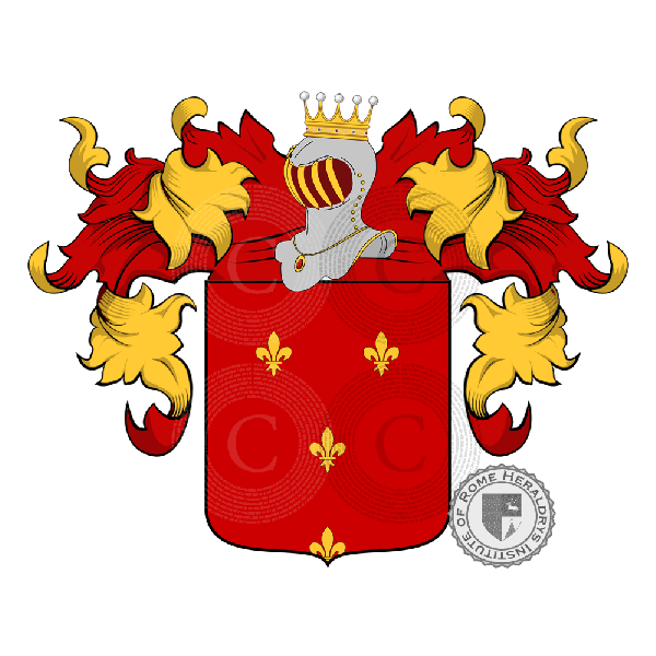 Coat of arms of family Giuberti