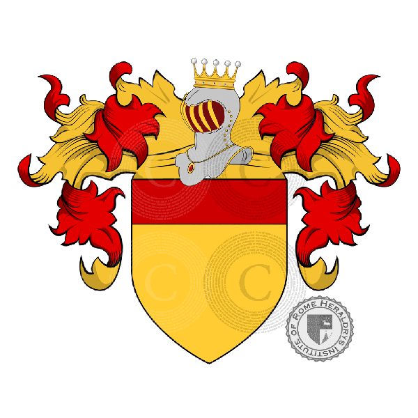 Coat of arms of family Gabino