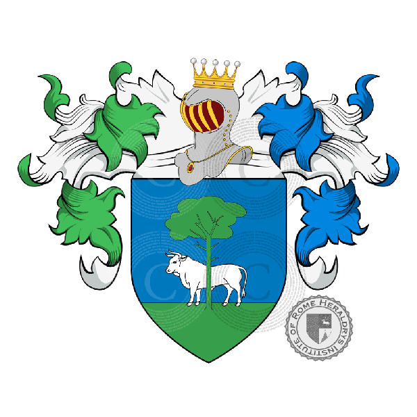 Coat of arms of family Manzelli