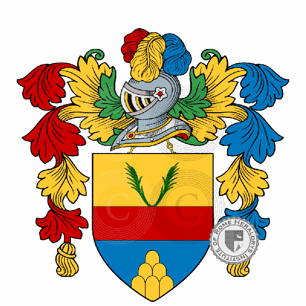 Coat of arms of family Petrini