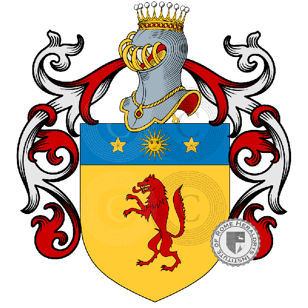 Coat of arms of family de Lucia