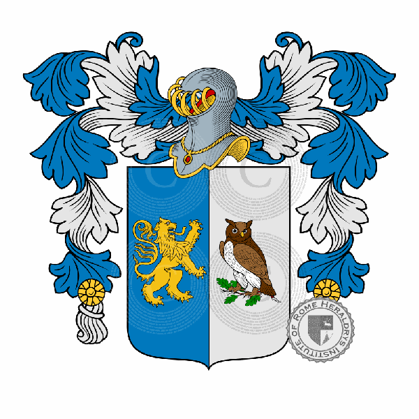 Wappen der Familie Minervini