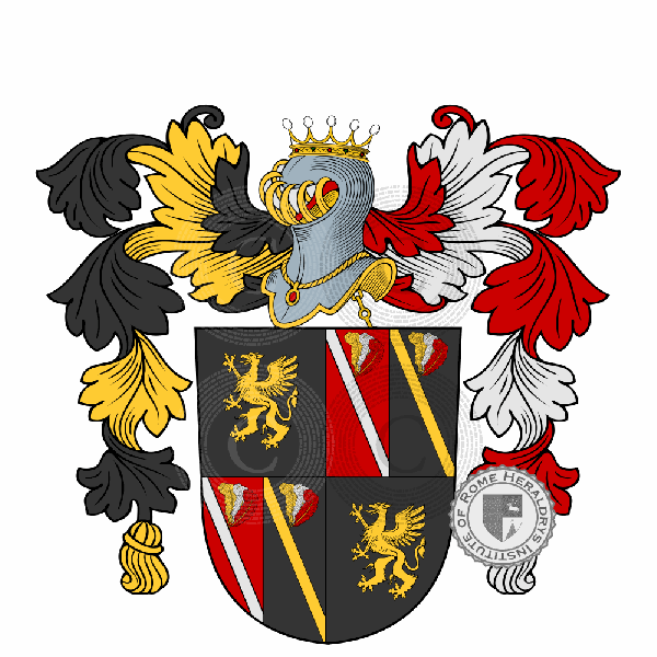 Coat of arms of family Achtmark