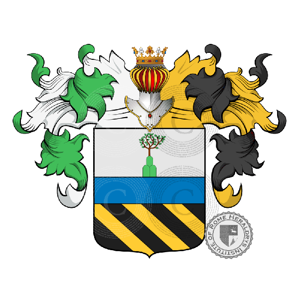 Coat of arms of family Corgna