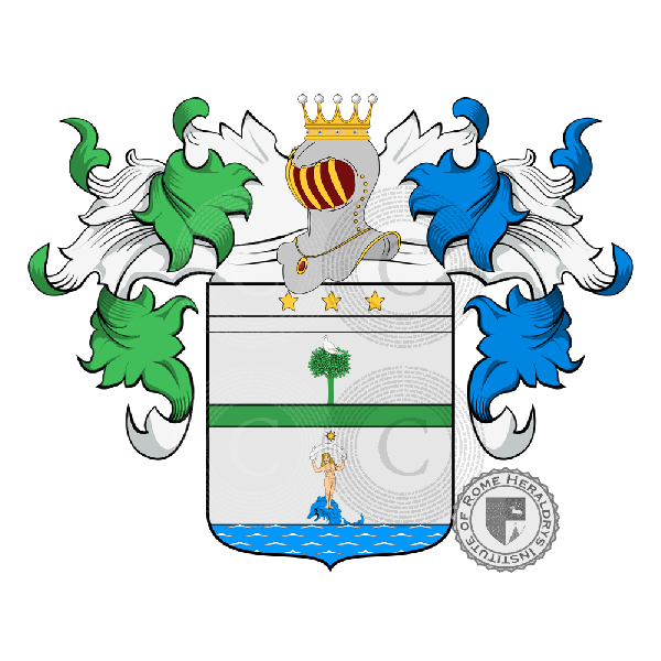 Coat of arms of family Cernitori