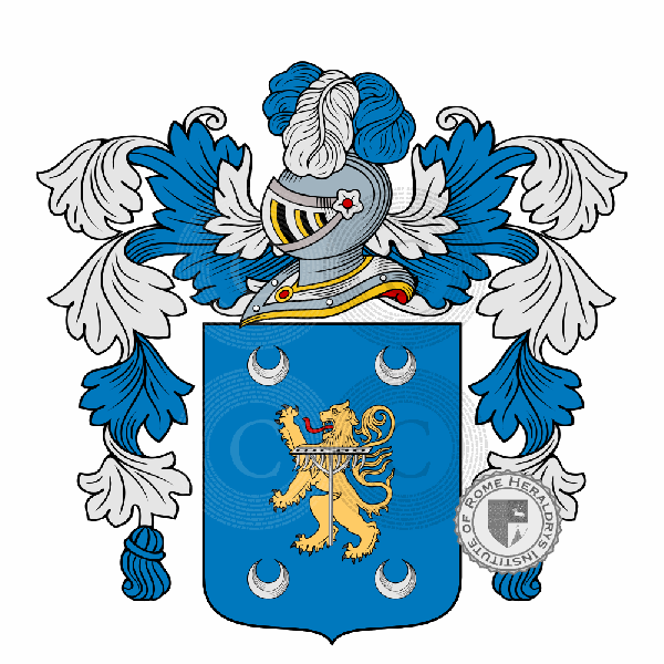 Coat of arms of family Rastelli
