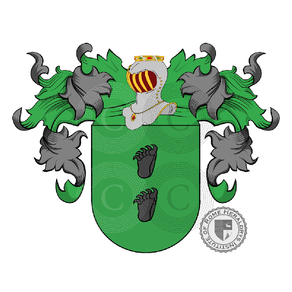 Coat of arms of family Vinceiro