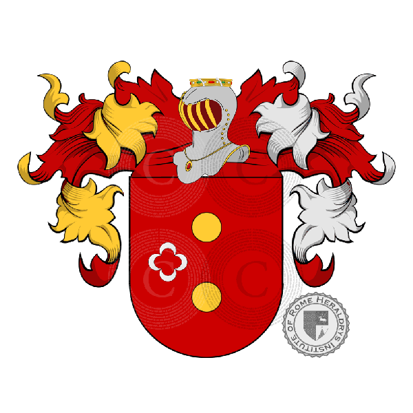 Coat of arms of family Marzol