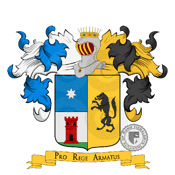 Coat of arms of family Gioppi