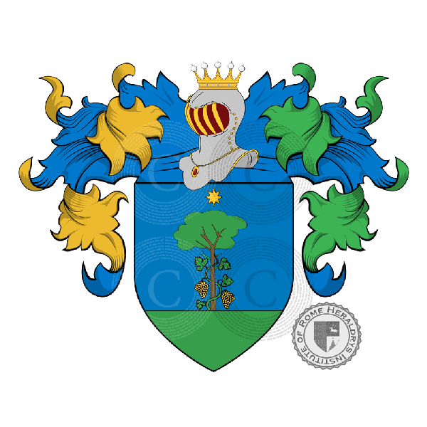 Coat of arms of family Batistini