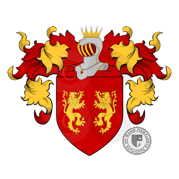 Coat of arms of family Marca