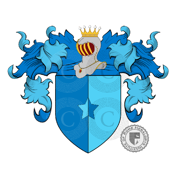 Coat of arms of family Glicini
