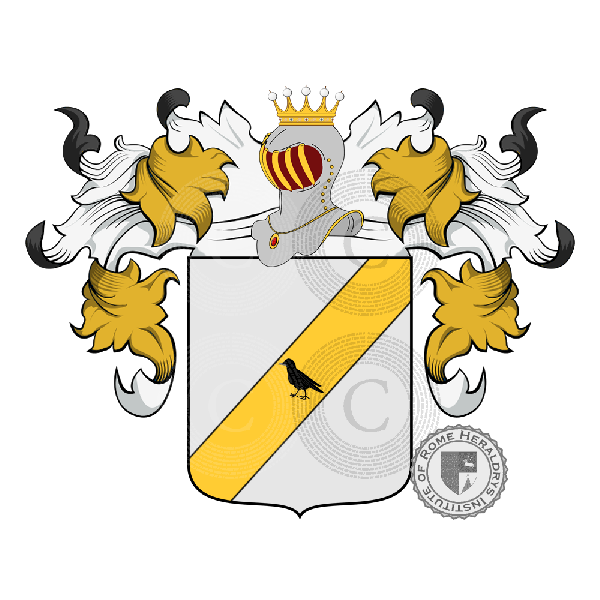 Coat of arms of family Cocco.