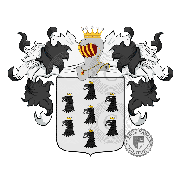 Coat of arms of family Pozzuolo