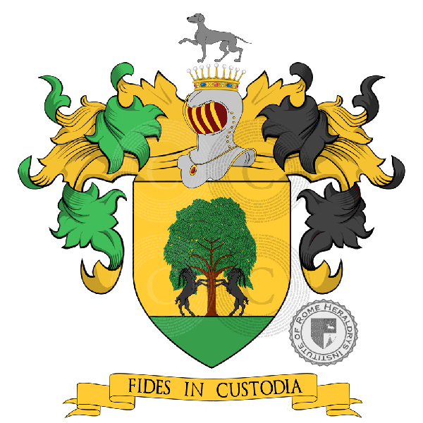 Coat of arms of family Cravero