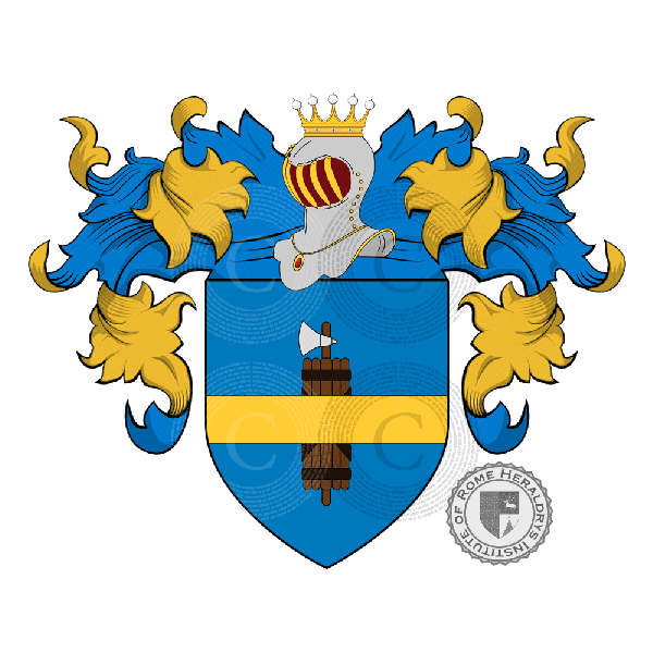 Coat of arms of family Tibulo