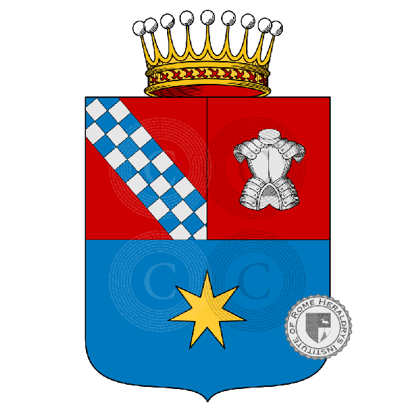 Escudo de la familia Panciera di Zoppola