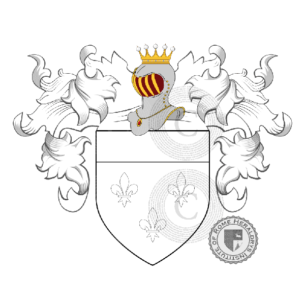 Coat of arms of family Giglioli
