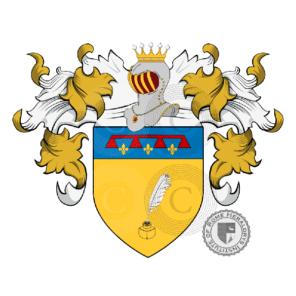 Coat of arms of family Passaggeri