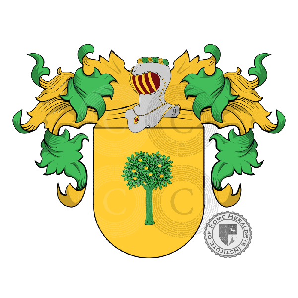 Coat of arms of family Falcón