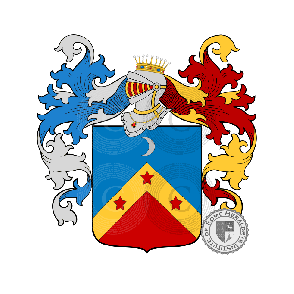 Coat of arms of family merenda salecchi