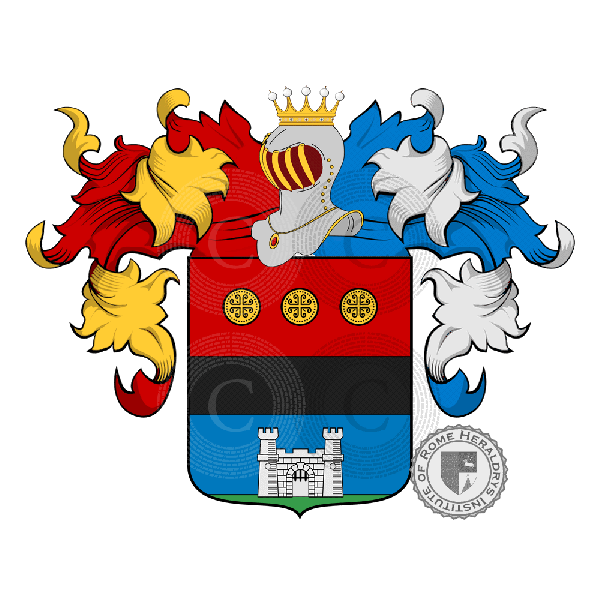 Coat of arms of family Albergoni