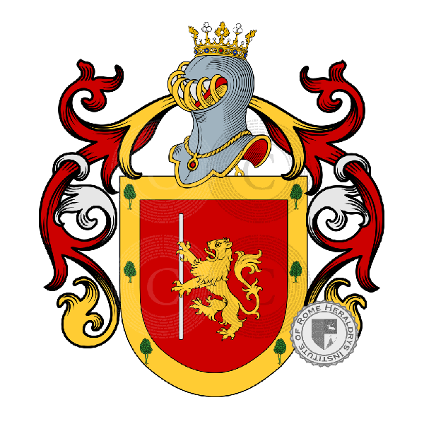 Coat of arms of family Lizardi