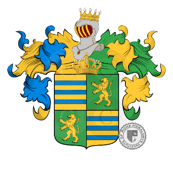 Escudo de la familia Messia de Prado