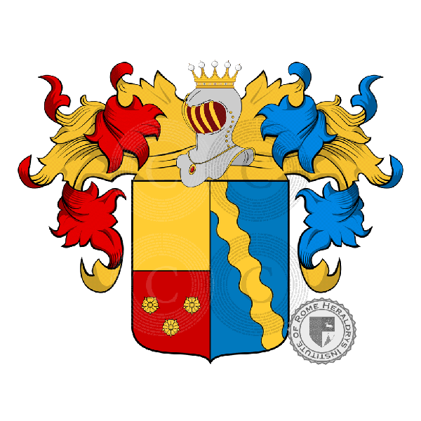 Coat of arms of family Saracco Riminaldi