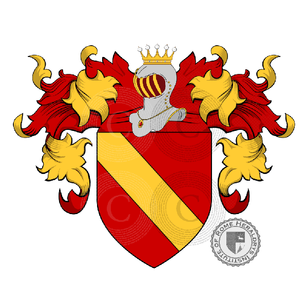Coat of arms of family Giacomini Tebalducci