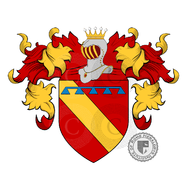 Escudo de la familia Giacomini Tebalducci