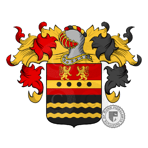 Coat of arms of family Zardo