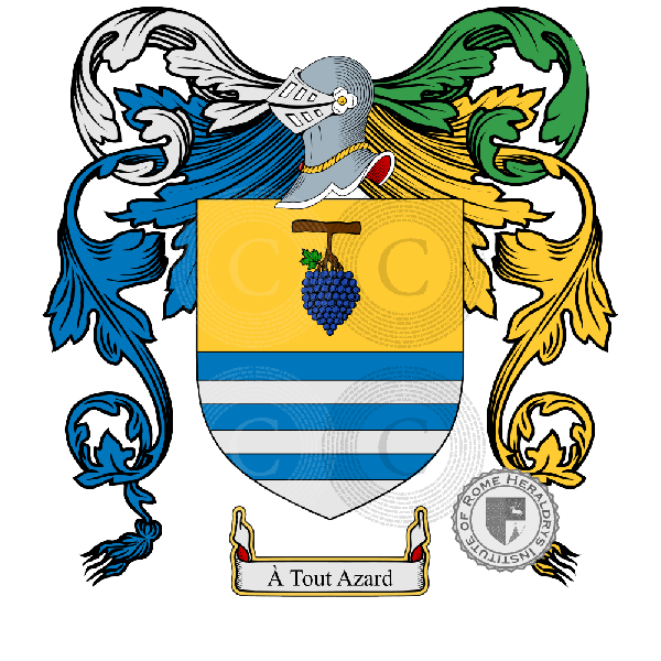 Coat of arms of family Ughetto