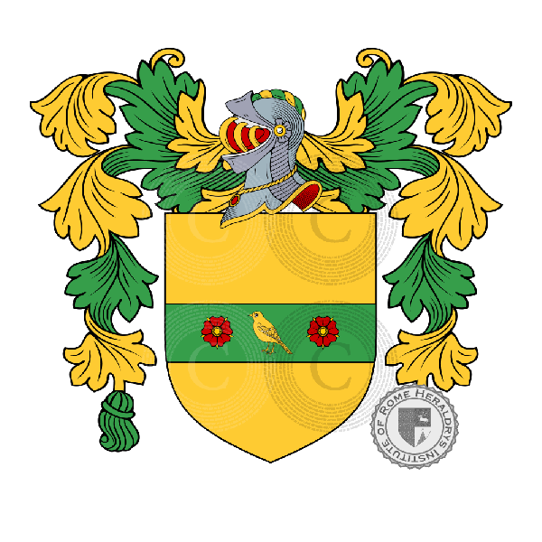 Coat of arms of family Zanco