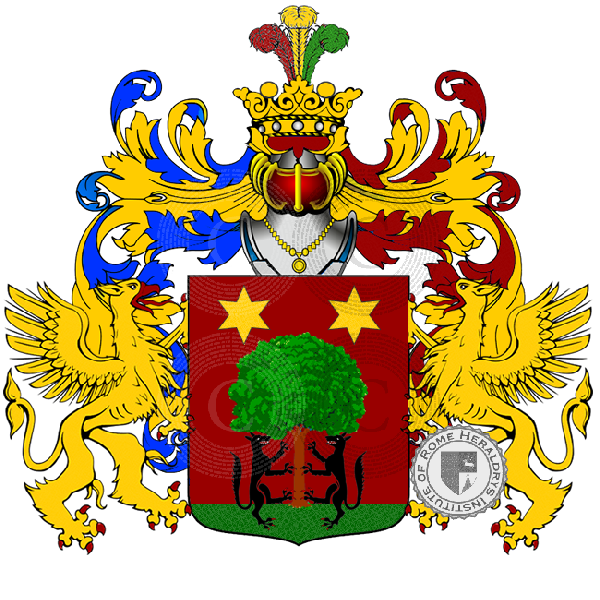 Coat of arms of family Noghero