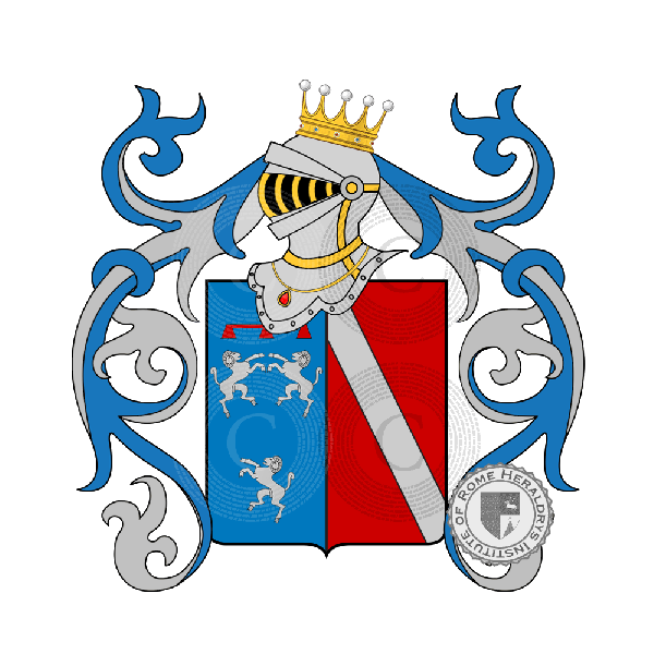 Wappen der Familie Orlandini del Beccuto