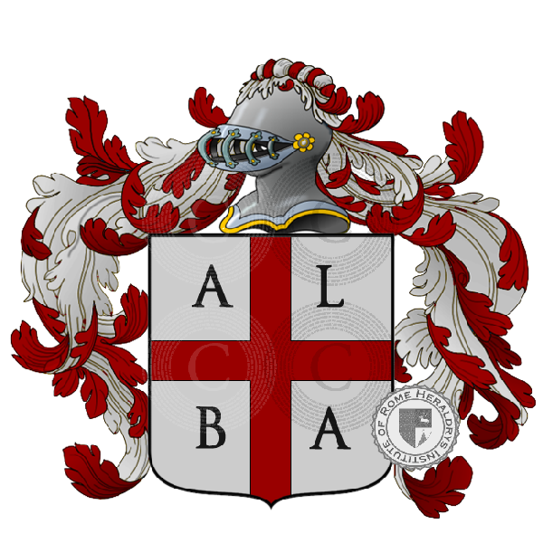 Coat of arms of family Alba (Città)