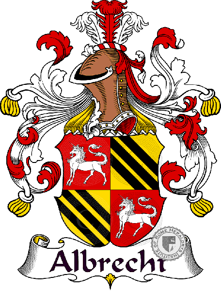 Coat of arms of family Albrecht