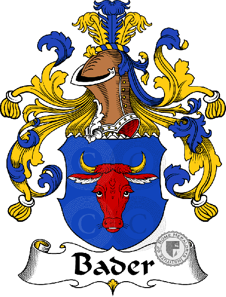 Coat of arms of family Bader