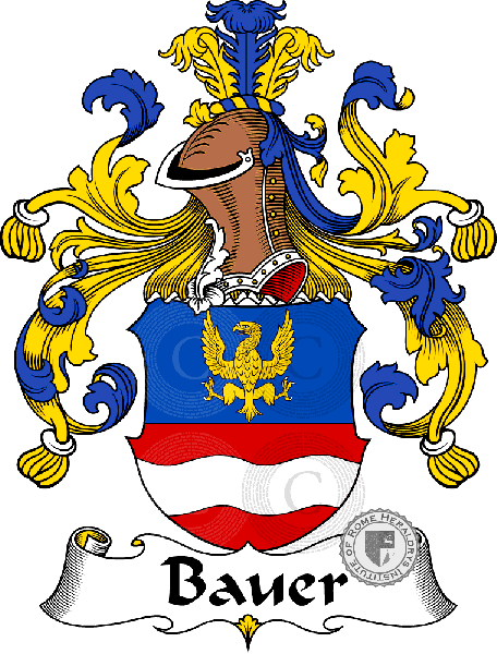 Coat of arms of family Bauer