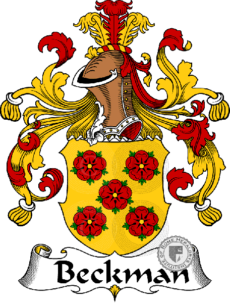 Coat of arms of family Beckman