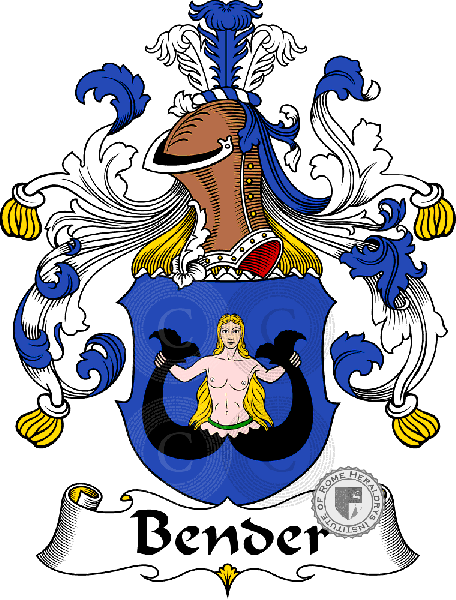 Coat of arms of family Bender